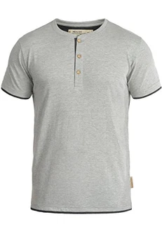 Indicode Tony T-Shirt Layershirt mit Knopfleiste Light Grey Mix (913) Indicode Tony T-Shirt Layershirt mit Knopfleiste Light Grey Mix (913)