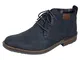 Rieker Herrenschuhe B1340 Herren Boots, Schnürboots, Schnürschuhe blau (ozean/mogano / 14), EU 43