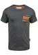 Indicode Paxton T-Shirt, Größe:M, Farbe:Grey Mix (914)