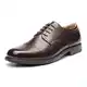 Bruno Marc Herren Anzugschuhe Klassische Derby Schnürhalbschuhe Business Footwear ins Büro,Size 41,Dunkel/Braun,DOWNING-01