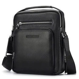 Herren Leder Schultertasche Reisetasche Kleine Umhängetasche Handtaschen