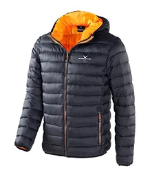Herren Steppjacke I wind- & wasserabweisende Herren-Jacke I Steppjacke mit Kunstfaserfüllung I Steppjacke mit Kapuze