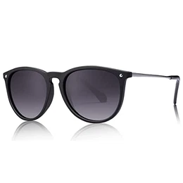 Vintage Polarisierte Sonnenbrille für Damen Herren UV400 Schutz Ultraleicht Rahmen