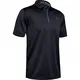 Under Armour Tech, atmungsaktives Poloshirt, komfortables und kurzärmliges Sportshirt mit loser Passform Herren, Schwarz (Black / Graphite / Graphite) , L