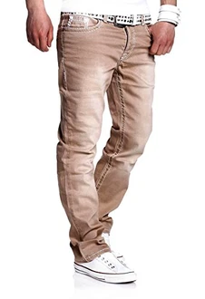 MT Styles Jeans Straight-Fit Hose RJ-133 Beige MT Styles Jeans Straight-Fit Hose RJ-133 Beige