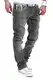 MT Styles Jeans Straight-Fit Hose RJ-133 [Grau, W32/L32]