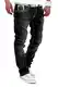 MT Styles Jeans Straight-Fit Hose RJ-133 [Schwarz, W32/L32]