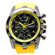 kingko® Männer Armbanduhr Edelstahl Sport Analog Quarz Moderne gelb