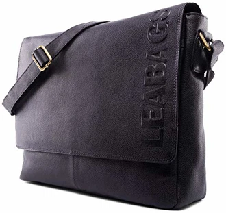 LEABAGS Oxford Umhängetasche Leder Laptoptasche 15 Zoll Violett LEABAGS Oxford Umhängetasche Leder Laptoptasche 15 Zoll Violett