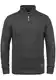 !Solid Tommy Herren Strickpullover Troyer Feinstrick Pullover Mit Stehkragen und Reißverschluss, Größe:XL, Farbe:Dark Grey Melange (8288)