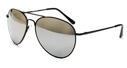 Ciffre Nerdbrille Sonnenbrille Pilotenbrille Nerd Atzen Brille Brillen Schwarz Silber Pilotenbrille