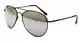 Ciffre Nerdbrille Sonnenbrille Pilotenbrille Nerd Atzen Brille Brillen Schwarz Silber Pilotenbrille