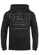 Blend Vinto Herren Kapuzenpullover Hoodie Pullover Mit Kapuze Und Fleece-Innenseite, Größe:M, Farbe:Black (70155)