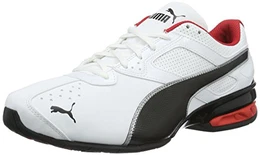 Herren Tazon 6 FM Laufschuhe, Weiß (White-Black Silver), 43 EU