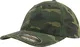 Flexfit Unisex Garment Washed Kappen, Green Camo, S/M