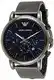 Emporio Armani Herren Chronograph Quarz Uhr mit Edelstahl Armband AR1979