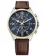 Tommy Hilfiger Herren Analog Quarz Armbanduhr mit Lederarmband