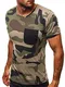 OZONEE Herren T-Shirt T Shirt Tshirt Kurzarm Kurzarmshirt Tee Top Sport Sportswear Rundhals U-Neck Rundhalsausschnitt Unifarbe Basic Einfarbig Athletic 1026 DUNKEL-GRÜN M