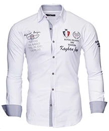Herren Hemd Monaco Weiß (M)