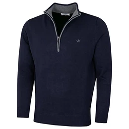 Golf Herren Baumwollpullover - Marine - M