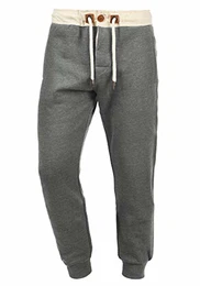 !Solid TripPant Herren Sweatpants Jogginghose Sporthose Mit Fleece-Innenseite Und Kordel Regular Fit, Größe:M, Farbe:Grey Melange (8236)