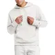 Champion Herren Kapuzenpullover Powerblend Pullover Hoodie, Weiß, S