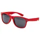 Ciffre EL-Sunprotect Sonnenbrille Nerdbrille Brille Nerd Matt Gummiert Rot UV400