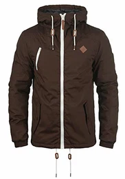 !Solid Tilden Herren Übergangsjacke Herrenjacke Jacke gefüttert mit Kapuze, Größe:3XL, Farbe:Coffee Bean (5973)