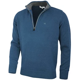 Calvin Klein Golf Herren Baumwollpullover - Denim - M