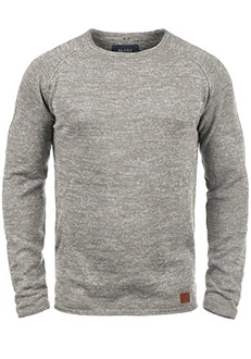 Blend Dan Herren Strickpullover Feinstrick Mit Rundhals (20700587ME) Zink Mix (70815)