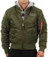 MA1 D-Tec Fliegerjacke dark green - M