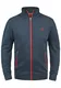 !Solid BennTrack Herren Sweatjacke Cardigan Ohne Kapuze Mit Reißverschluss Stehkragen Und Fleece-Innenseite, Größe:M, Farbe:Insignia Blue Melange (8991)