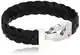 Tommy Hilfiger Jewelry Herren-Armband Men's Casual Edelstahl Leder 20.5 cm-2700872