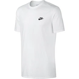 Herren Club Embroidered Futura T-Shirt, weiß (White/Black), M