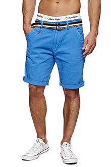 Indicode Herren Cuba Chino Shorts Blau/Palace Blue Indicode Herren Cuba Chino Shorts Blau/Palace Blue