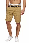 Indicode Herren Cuba Chino Shorts Amber