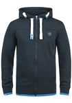 !Solid BenjaminZip Herren Sweatjacke Kapuzenjacke Hoodie Mit Kapuze Reißverschluss Und Fleece-Innenseite Blau (1991) !Solid BenjaminZip Herren Sweatjacke Kapuzenjacke Hoodie Mit Kapuze Reißverschluss Und Fleece-Innenseite Blau (1991)