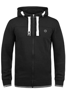 !Solid BenjaminZip Herren Sweatjacke Kapuzenjacke Hoodie Mit Kapuze Reißverschluss Und Fleece-Innenseite Schwarz (9000)