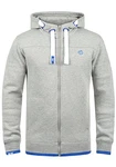 !Solid BenjaminZip Herren Sweatjacke Kapuzenjacke Hoodie Mit Kapuze Reißverschluss Und Fleece-Innenseite Light Grey Melange !Solid BenjaminZip Herren Sweatjacke Kapuzenjacke Hoodie Mit Kapuze Reißverschluss Und Fleece-Innenseite Light Grey Melange