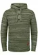 !Solid Melker Herren Strickpullover Kapuzenpullover Feinstrick Pullover Mit Kapuze Und Melierung Aus 100% Baumwolle, Größe:M, Farbe:Duffel Bag Green (3590)