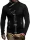 Leif Nelson Herren Strickjacke (Schwarz, Größe M) mit Reißverschluss Regular Fit, Männer Cardigan Langarm Design, ideal für Casual und Business-Looks