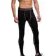 HERREN mens sporthosen fitnesshosen COMPRESSION TRAINING LEGGING Leggings HOSE pants - Grau + Schwarz, XL