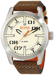 Oslo Herren-Armbanduhr Quartz mit Leder Armband 1513418