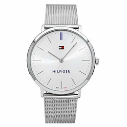Unisex Erwachsene Analog Quarz Uhr mit Edelstahl Armband 1781690