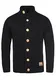 !Solid Pete Herren Strickjacke Cardigan Grobstrick Winter Pullover mit Stehkragen, Größe:3XL, Farbe:Black (9000)
