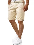 Indicode Herren Cuba Chino Shorts Fog