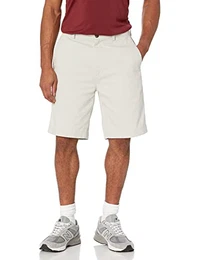 Herren Shorts, Klassischer Schnitt, 23 cm, Silber, 38W