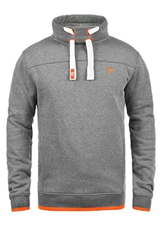 !Solid Benjamin Herren Sweatshirt Pullover Pulli Mit Stehkragen Und Fleece-Innenseite Graumeliert (8236) !Solid Benjamin Herren Sweatshirt Pullover Pulli Mit Stehkragen Und Fleece-Innenseite Graumeliert (8236)