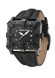 Detroit Herren-Armbanduhr Analog Quarz Leder - PL.93404AEU/02A