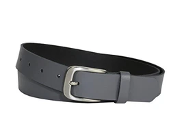 Vascavi Ledergürtel 3 cm Made in Germany Grau